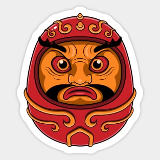 japanese daruma doll Sticker